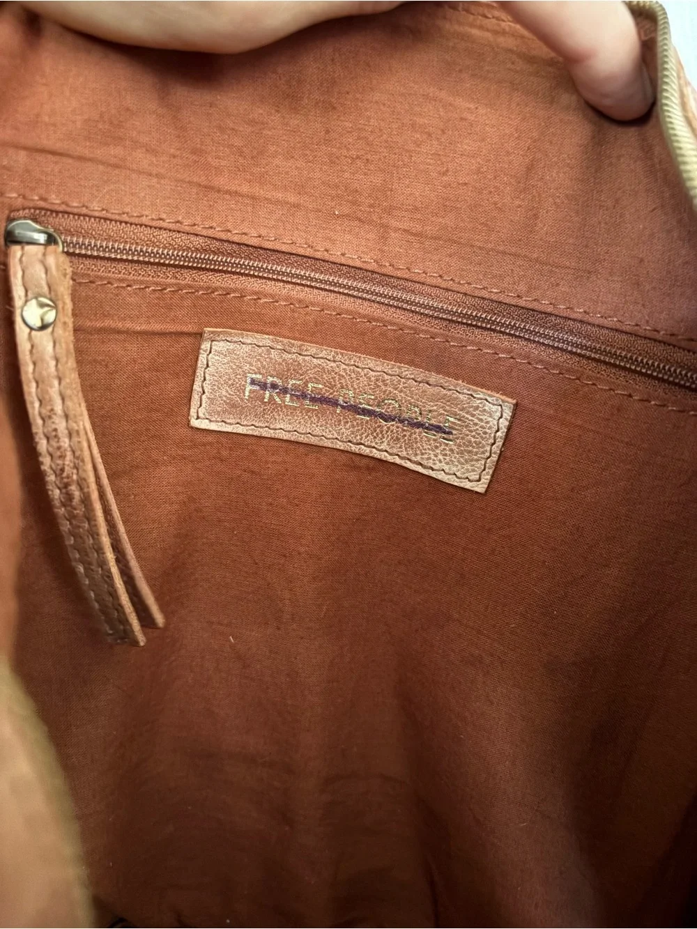 Free People Westside Studded Sling Leather Bag